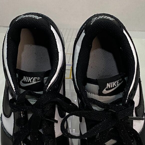 Nike Dunk Low Panda Black White Sneakers Kids Size 13C - Picture 12 of 12